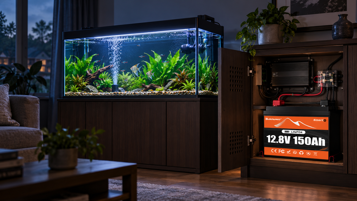 Battery Backup for Aquarium Equipment During a Power Outage