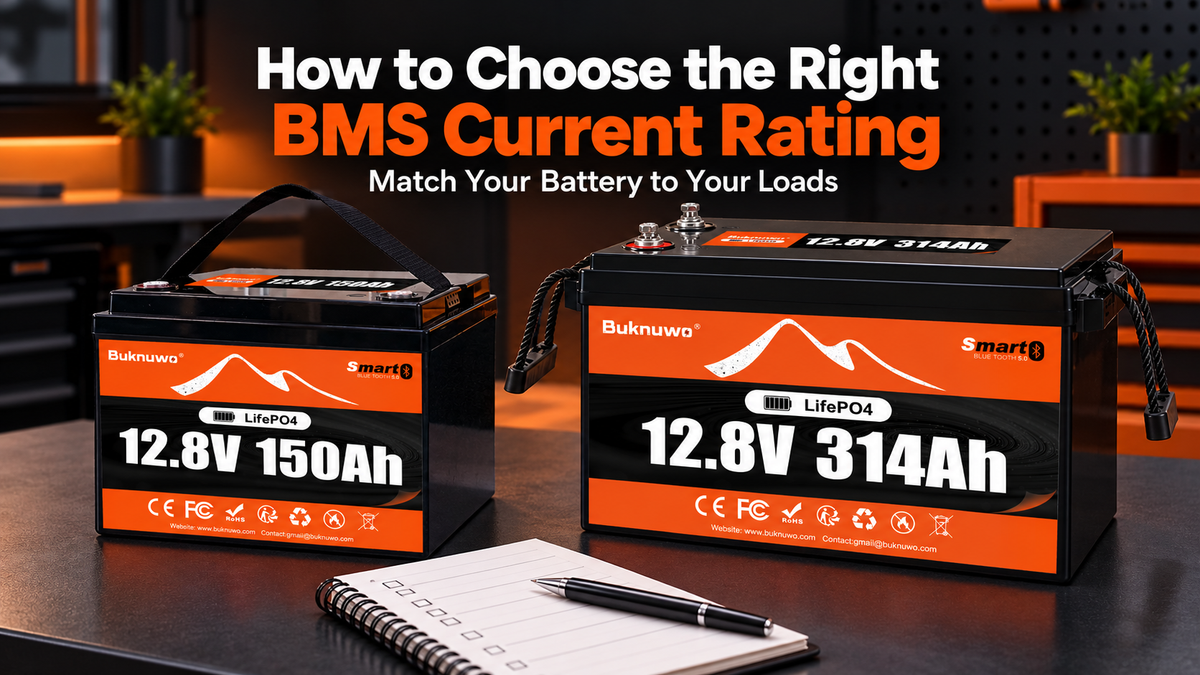 How to Choose the Right BMS Current Rating for Your Battery