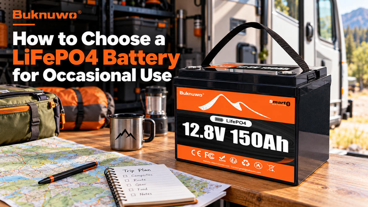 How to Choose a LiFePO4 Battery for Occasional Use