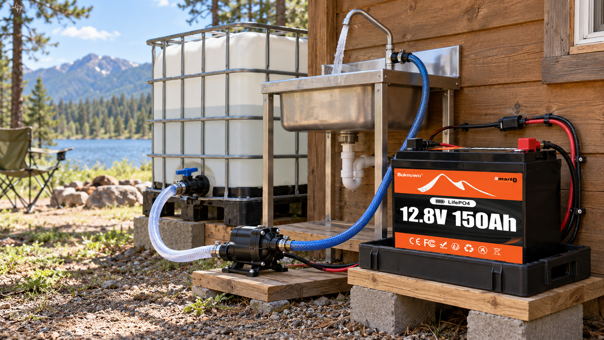 How to Choose a LiFePO4 Battery for a 12V Water Pump: Capacity, Startup Current and Wiring
