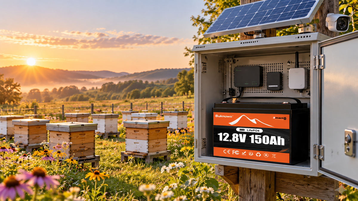 LiFePO4 Power for a Remote Beekeeping Site