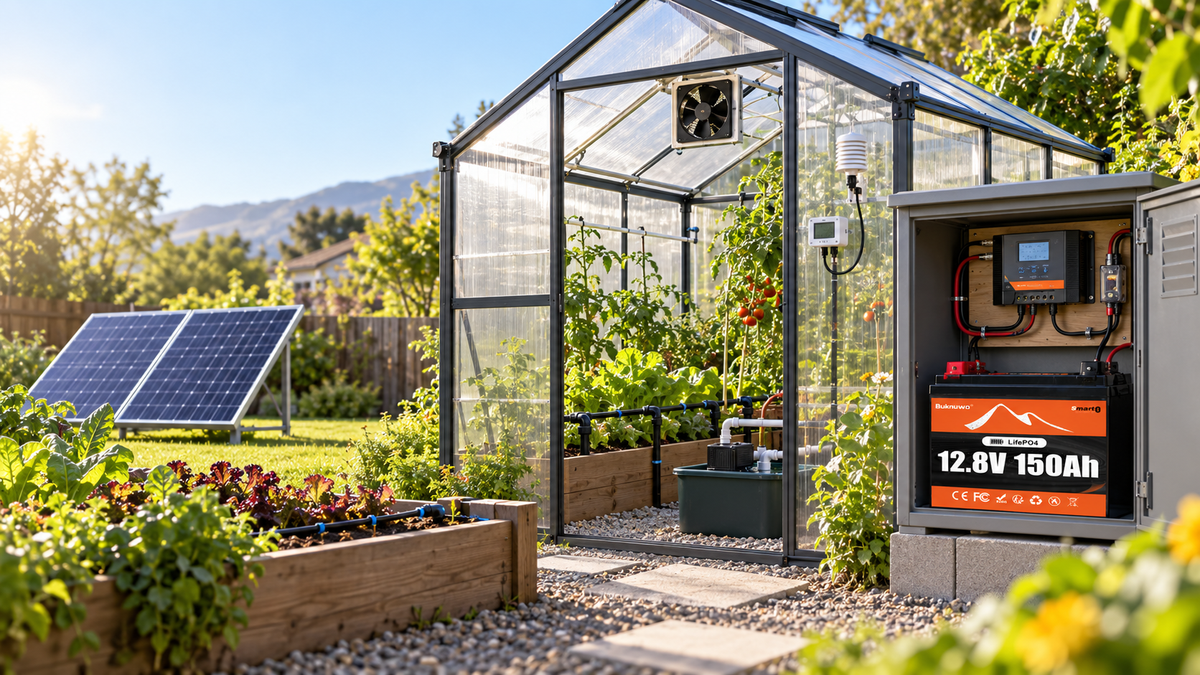 Planning a LiFePO4 Battery System for a Small Greenhouse