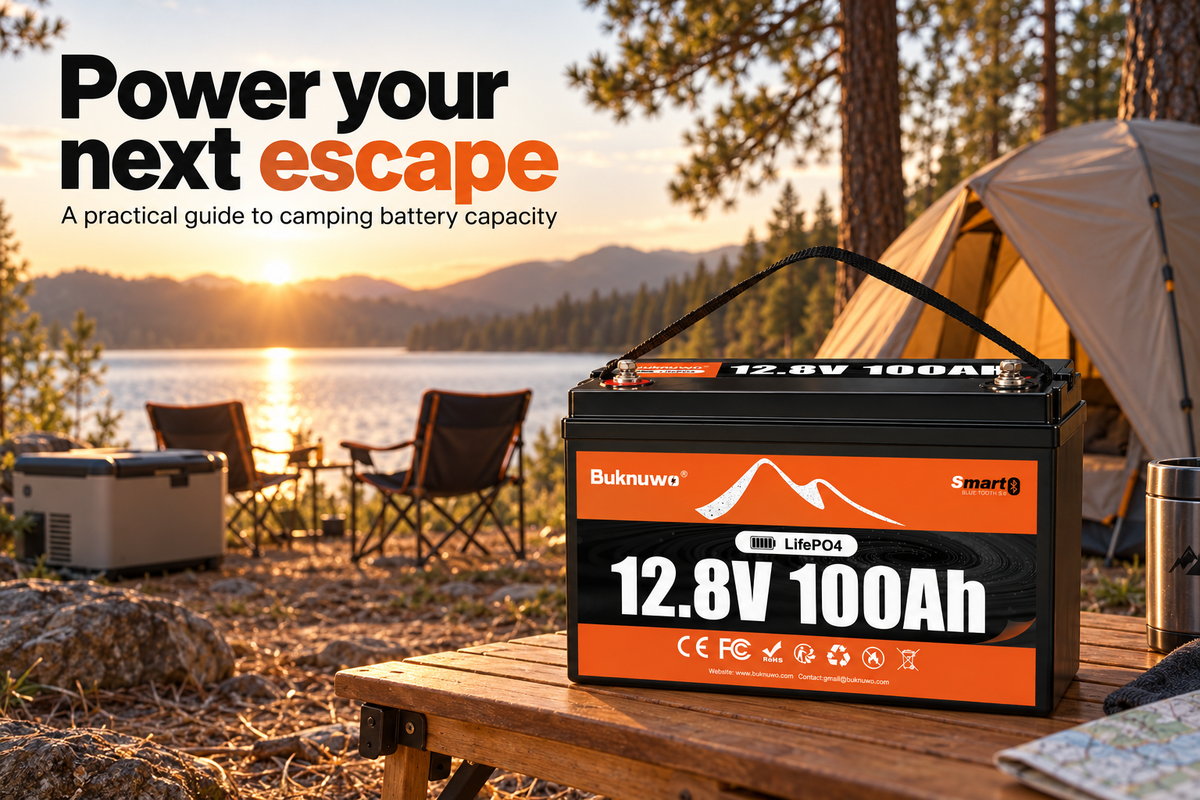 How to choose a LiFePO4 battery for your camping trip？
