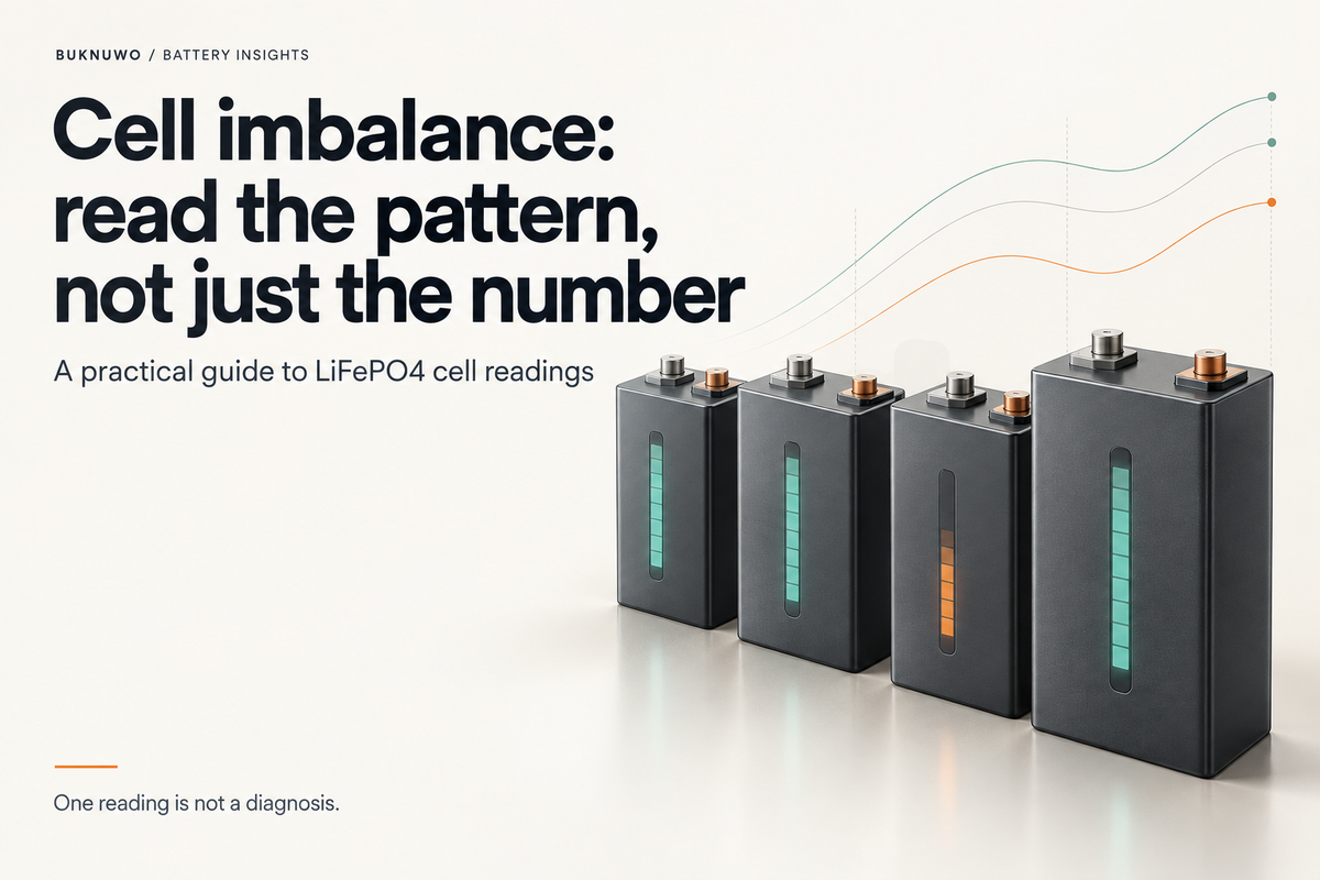 LiFePO4 Cell Imbalance Explained: Causes, BMS Balancing & Fixes