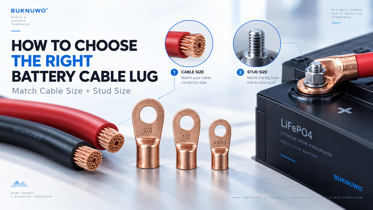 How to choose the right battery cable lug size？