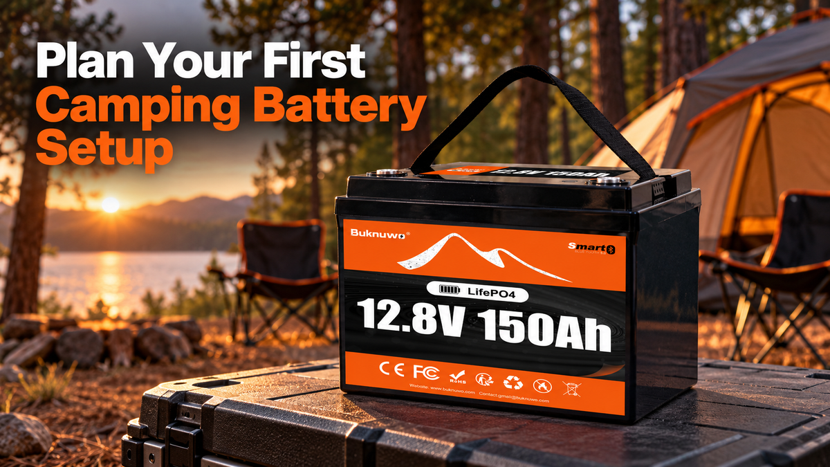 How to Plan Your First LiFePO4 Battery Setup for Camping