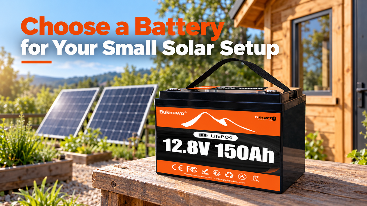 How to Choose a LiFePO4 Battery for a Small Solar Setup