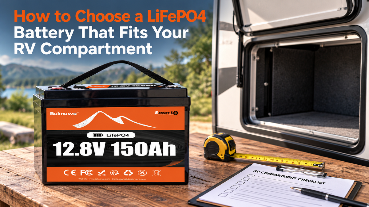 How to Choose a LiFePO4 Battery That Fits Your RV Compartment