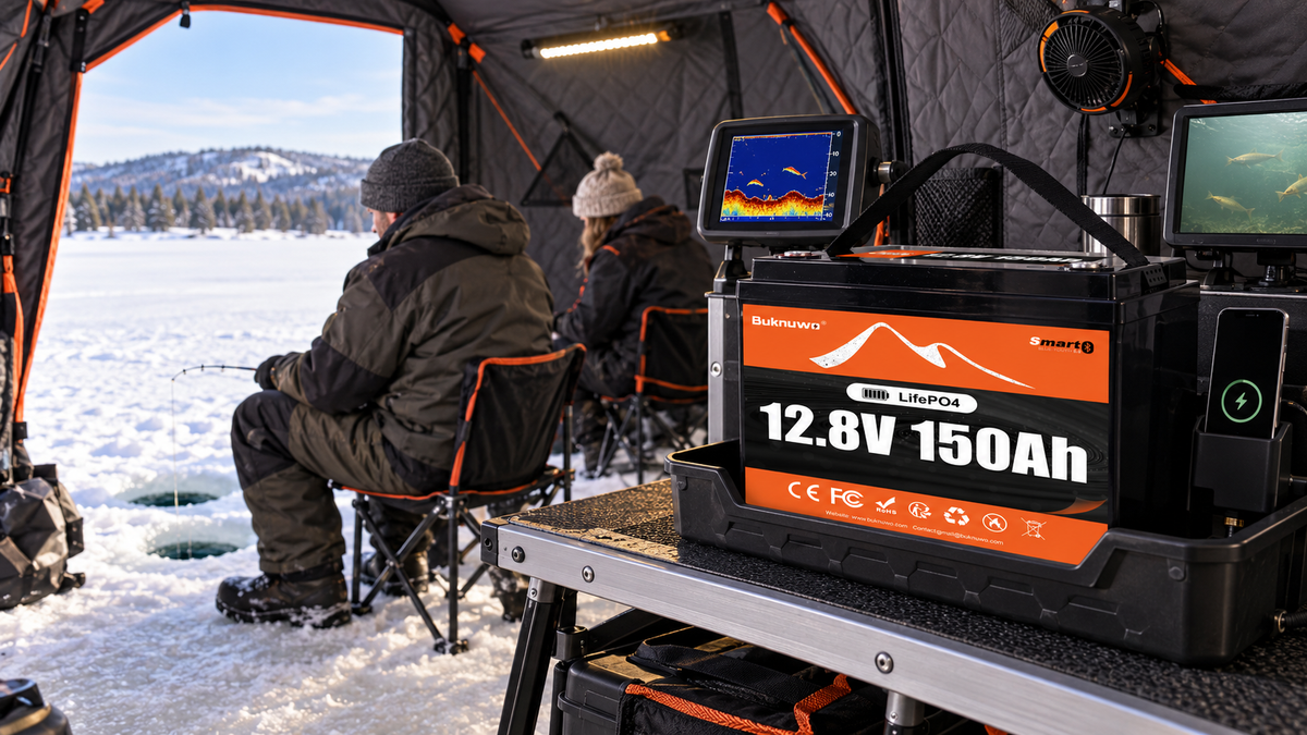 How to Choose a LiFePO4 Battery for an Ice Fishing Shelter