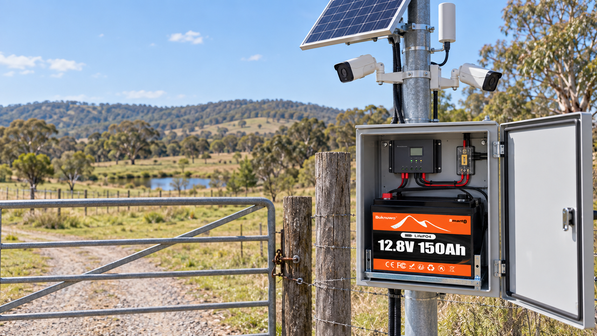 Off-Grid Security Camera Power: LiFePO4 Battery and Solar Setup Guide